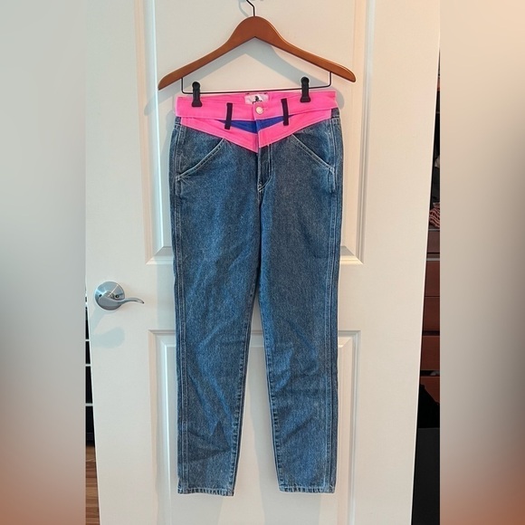 Jordache Light Acid Wash Denim Ski Pant NWT - Picture 3 of 16
